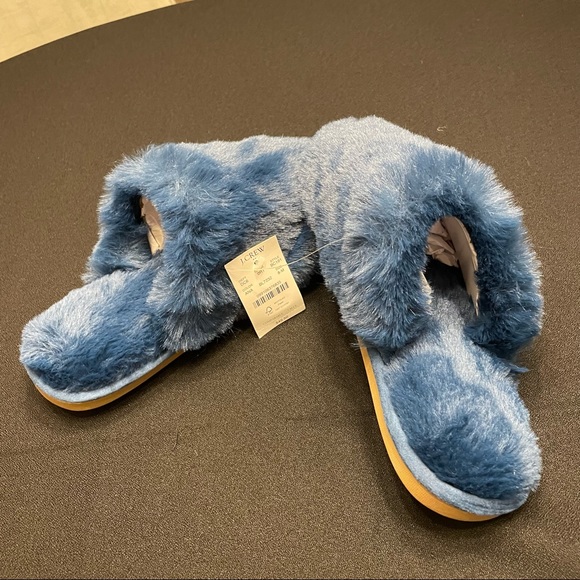 J. Crew Blue Slippers NWT Size - 8 - Picture 2 of 3